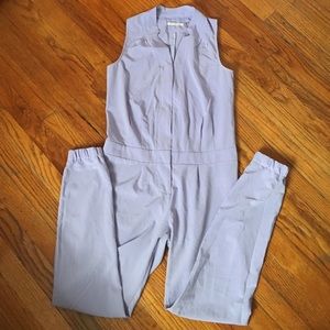 Mustard Seed Lavender Zip Up Jumpsuit